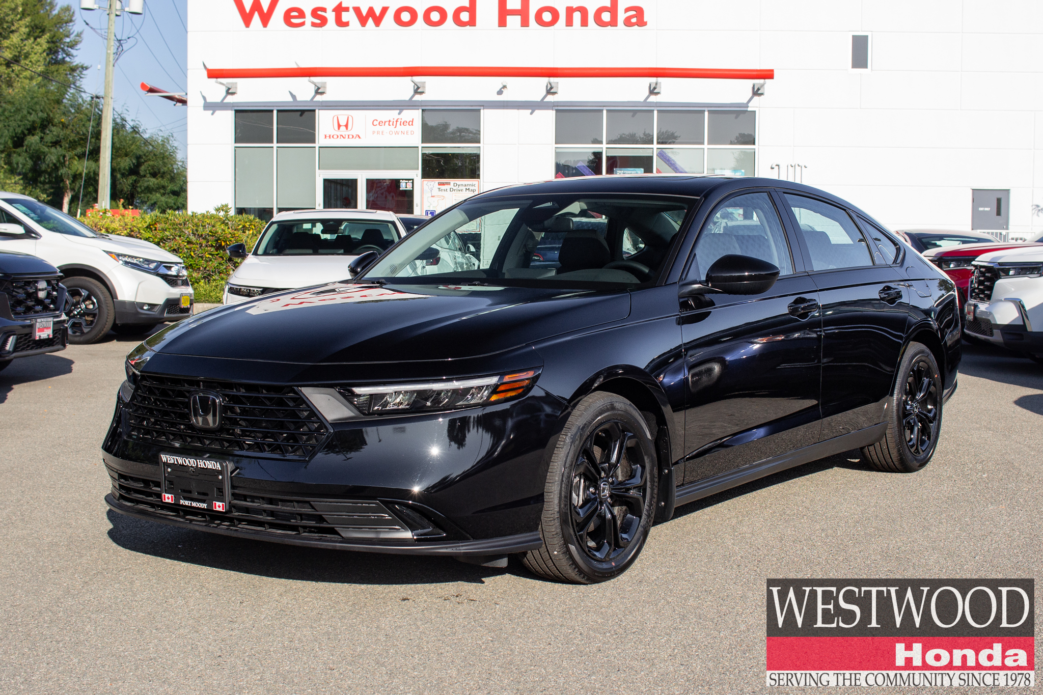 Black 2025 Honda Accord Sedan Front-Wheel Drive Continuously Variable Transmission