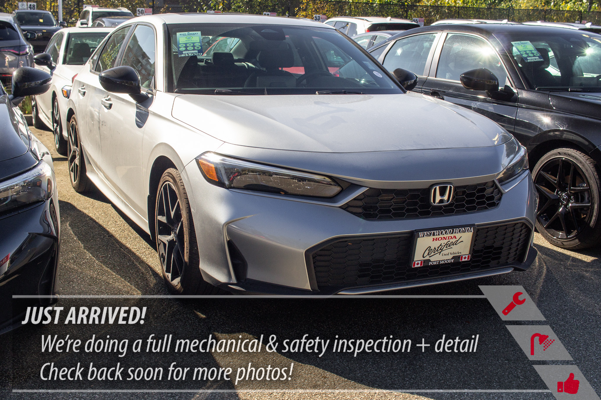 Silver 2026 Honda Civic Hybrid Sedan Front-Wheel Drive 4-Speed Automatic