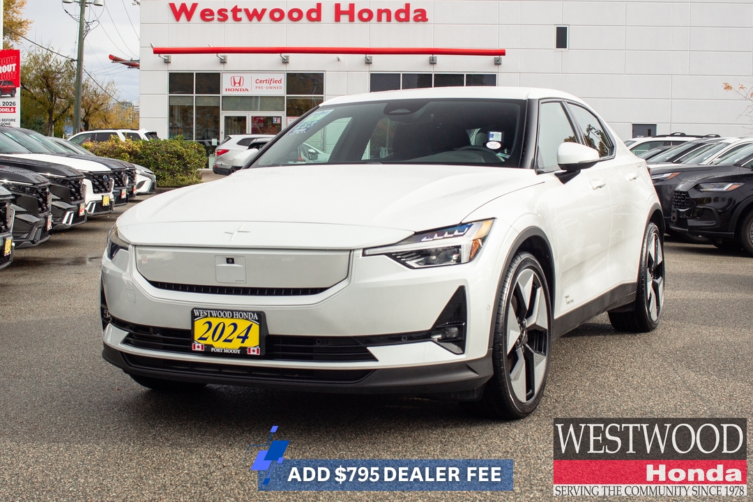 White 2024 Polestar 2 Sedan All-Wheel Drive Automatic