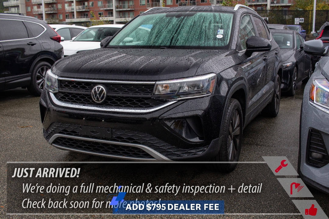 Black 2022 Volkswagen Taos SUV / Crossover  Automatic