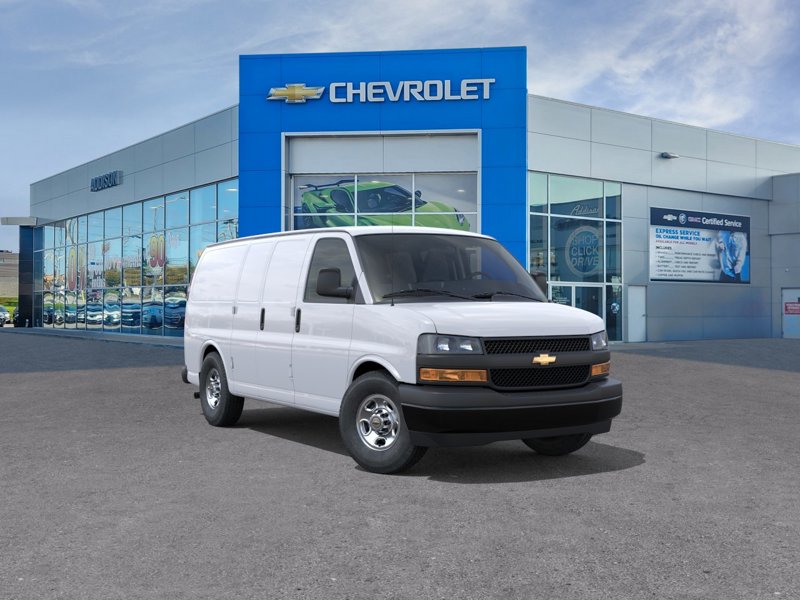 Summit White 2026 Chevrolet Express Cargo Van Rear-Wheel Drive Automatic