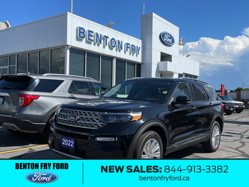 New 2022 Ford Explorer Limited 2F499 Belleville, ON Benton Fry Ford