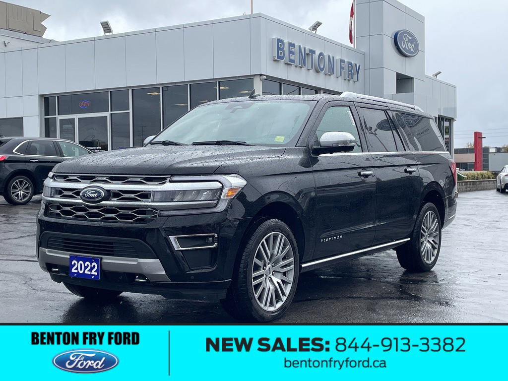 New 2022 Ford Expedition Platinum Max 2J539 Belleville, ON Benton