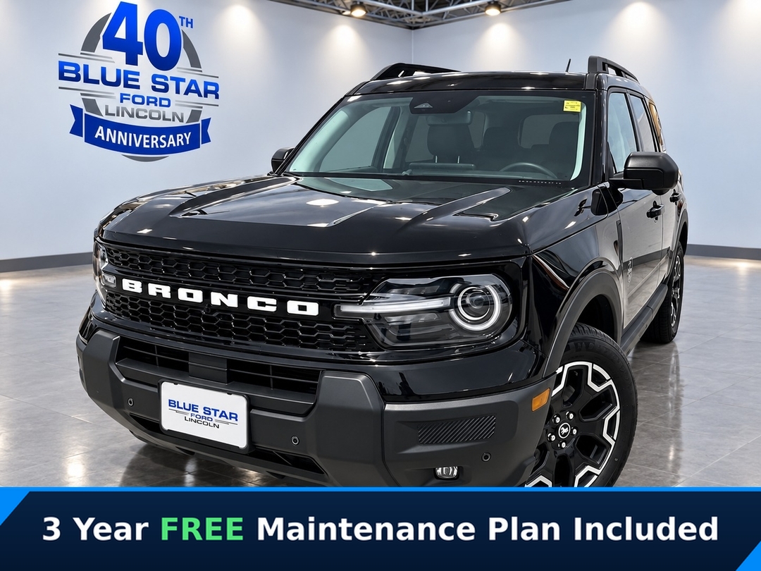 Shadow Black 2025 Ford Bronco Sport SUV / Crossover All-Wheel Drive 8-Speed Automatic