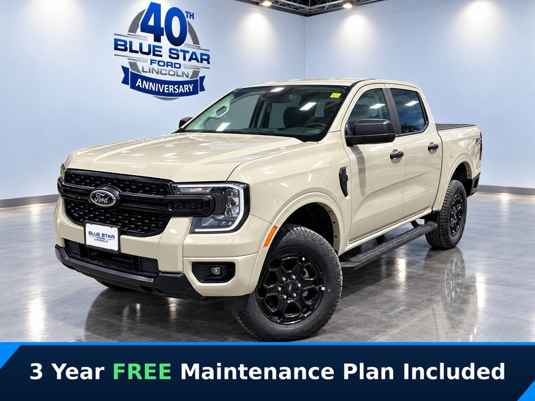 Desert Sand 2026 Ford Ranger Pickup Truck Four-Wheel Drive Automatic