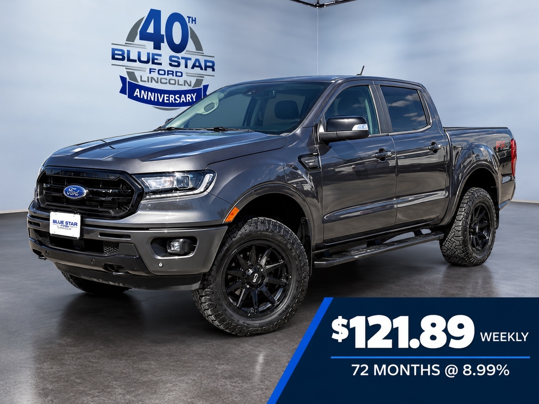 Gray 2020 Ford Ranger Pickup Truck Four-Wheel Drive