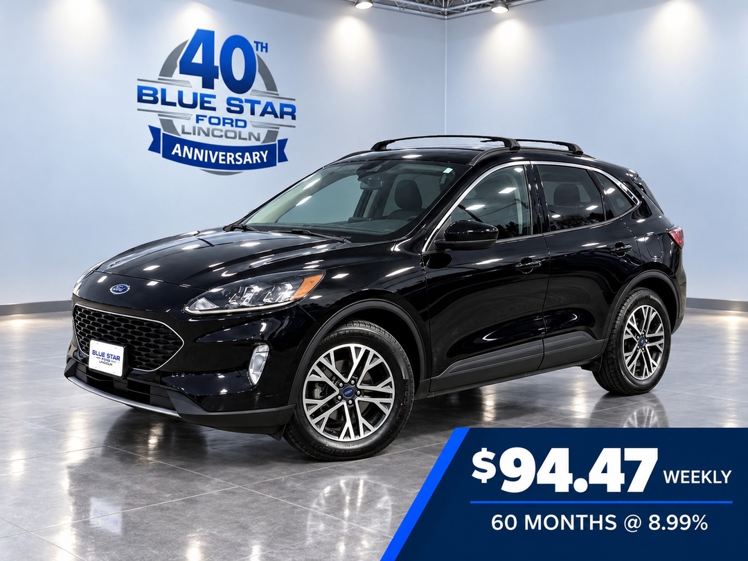 Black 2020 Ford Escape SUV / Crossover Front-Wheel Drive 8-Speed Automatic