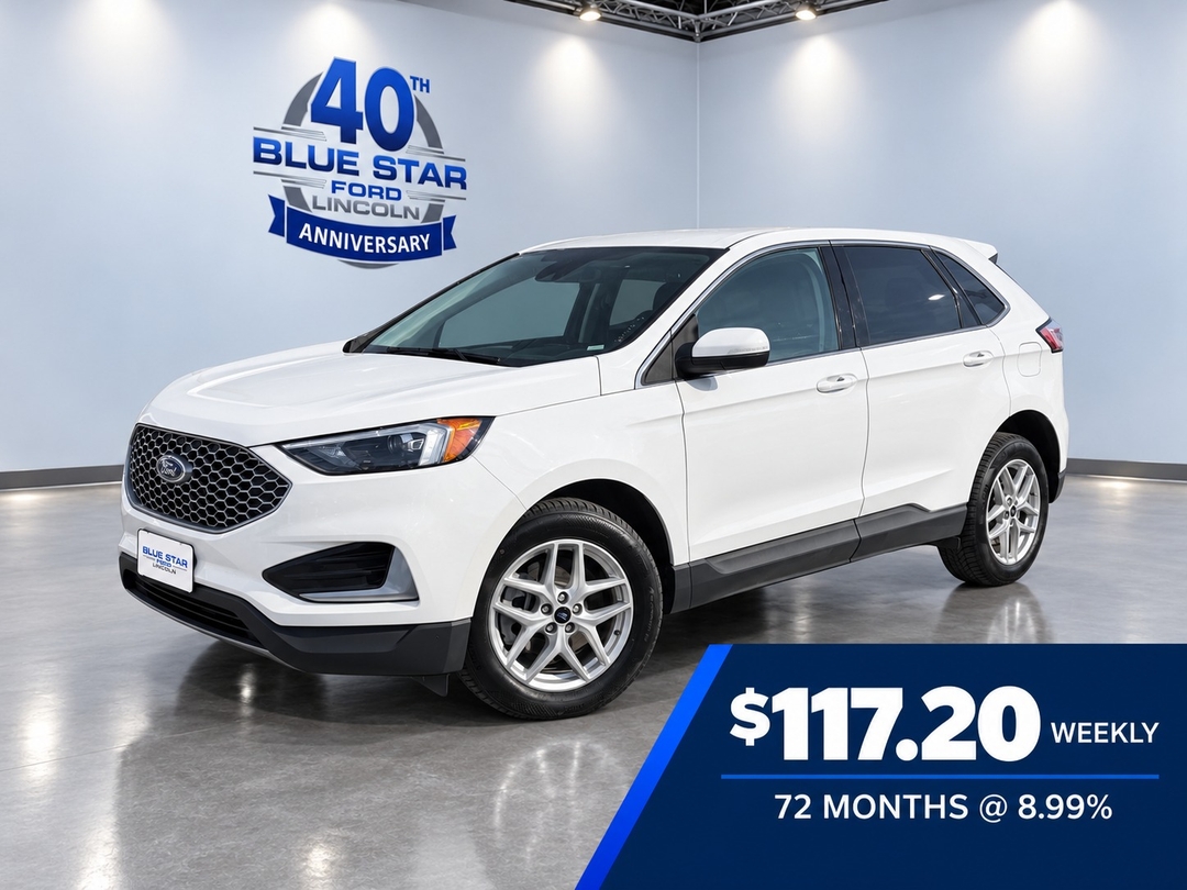 White 2024 Ford Edge SUV / Crossover All-Wheel Drive 8-Speed Automatic