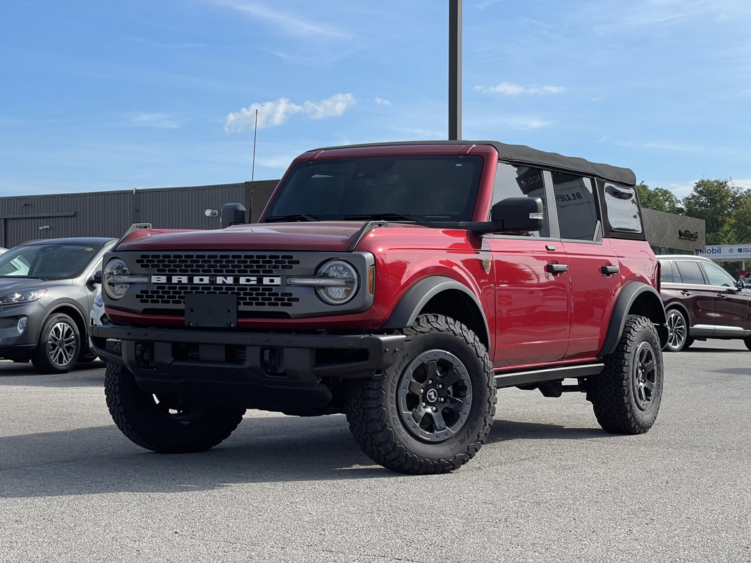 Used 2021 Ford Bronco Badlands A85001 Simcoe, ON Blue Star Ford Used 2021 Ford Bronco Badlands A85001 Simcoe, ON Blue Star Ford