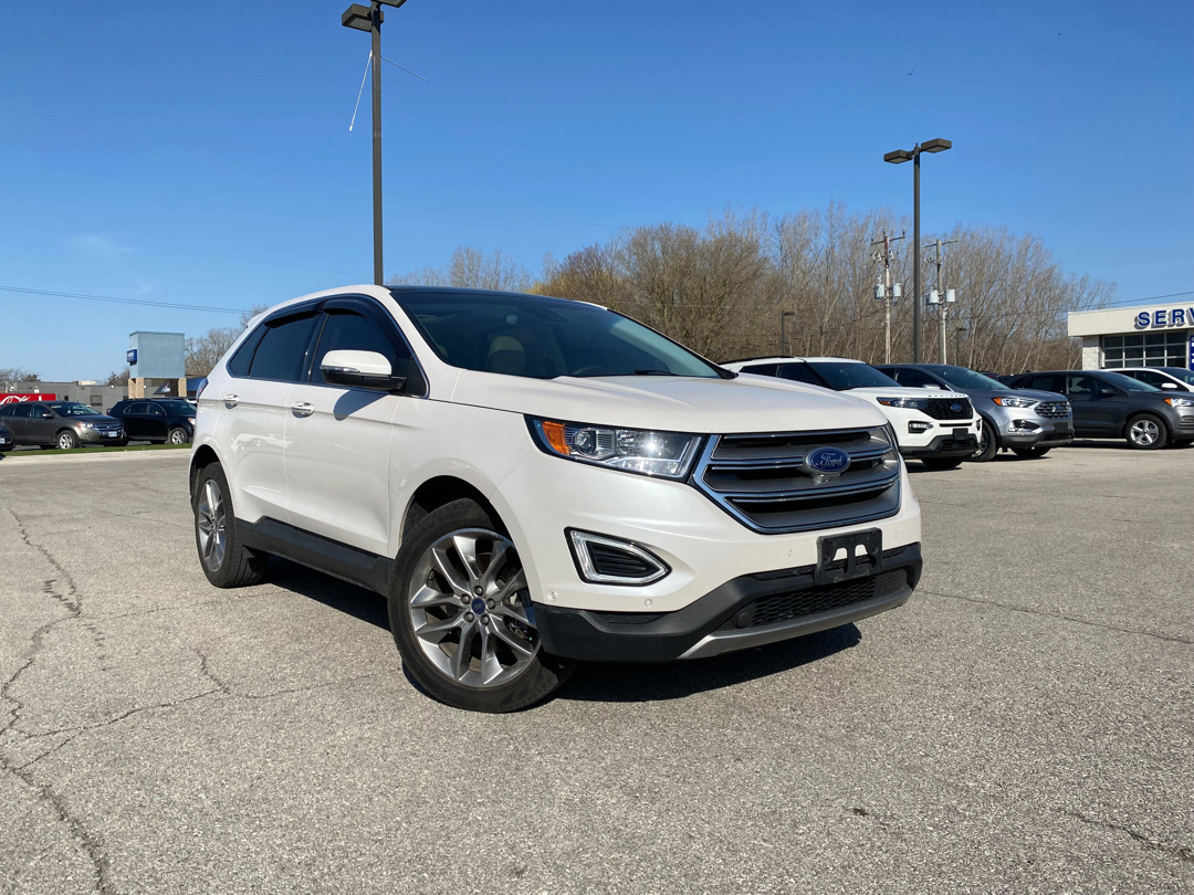 Used 2018 Ford Edge Titanium #C17319 Simcoe, ON | Blue Star Ford