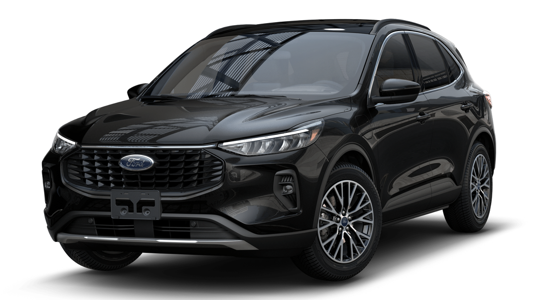 Agate Black Metallic 2025 Ford Escape Hybrid Plug-in SUV / Crossover Front-Wheel Drive Continuously Variable Transmission
