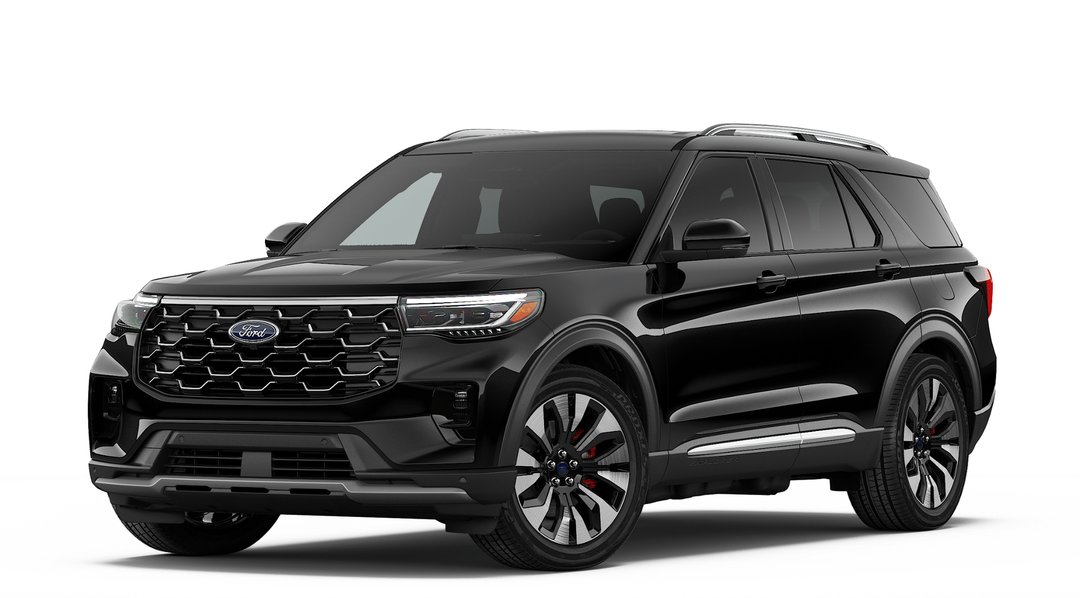 Agate Black Metallic 2026 Ford Explorer SUV / Crossover All-Wheel Drive Automatic