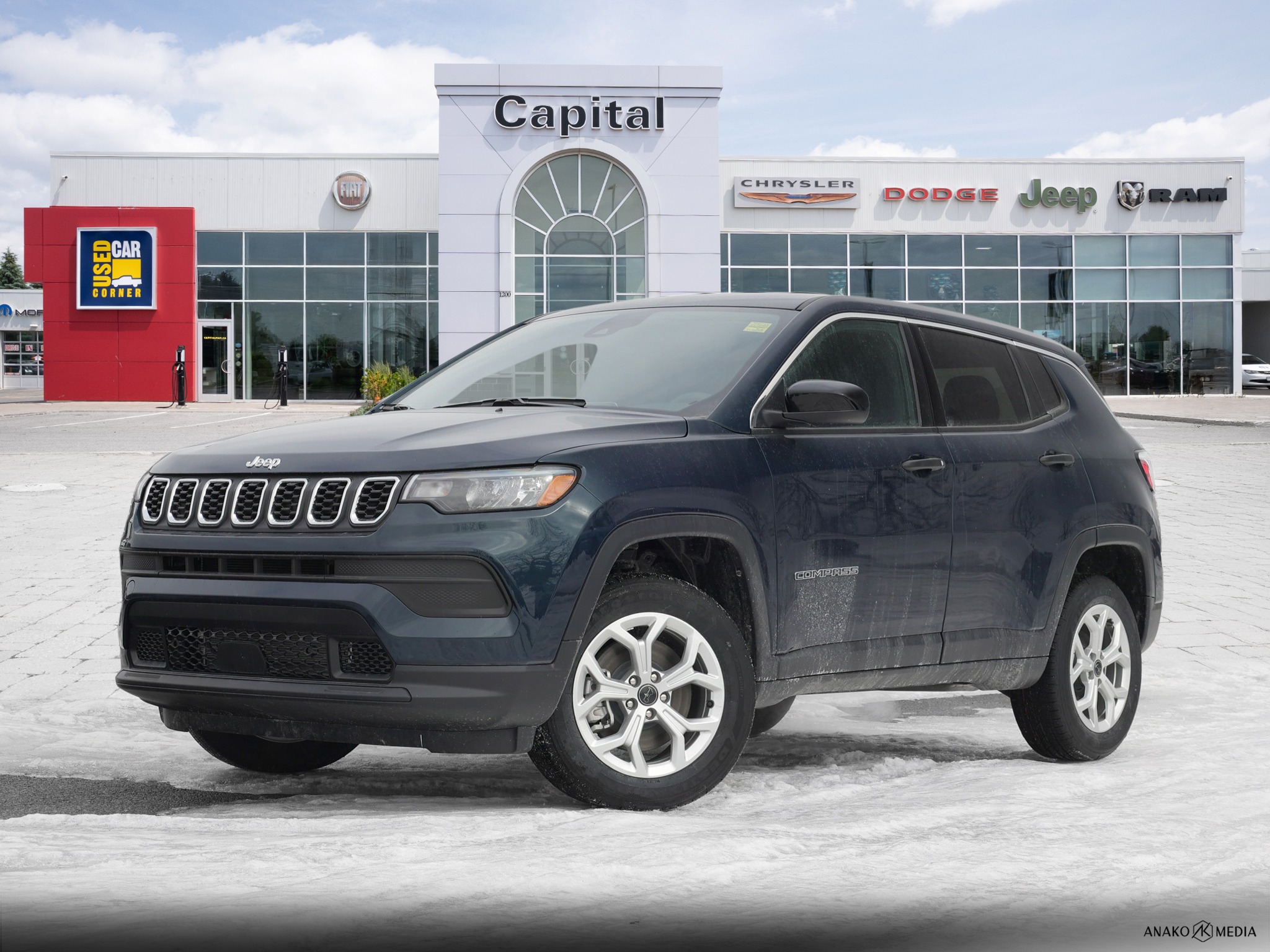 Fathom Blue Pearl 2026 Jeep Compass SUV / Crossover 8-Speed Automatic