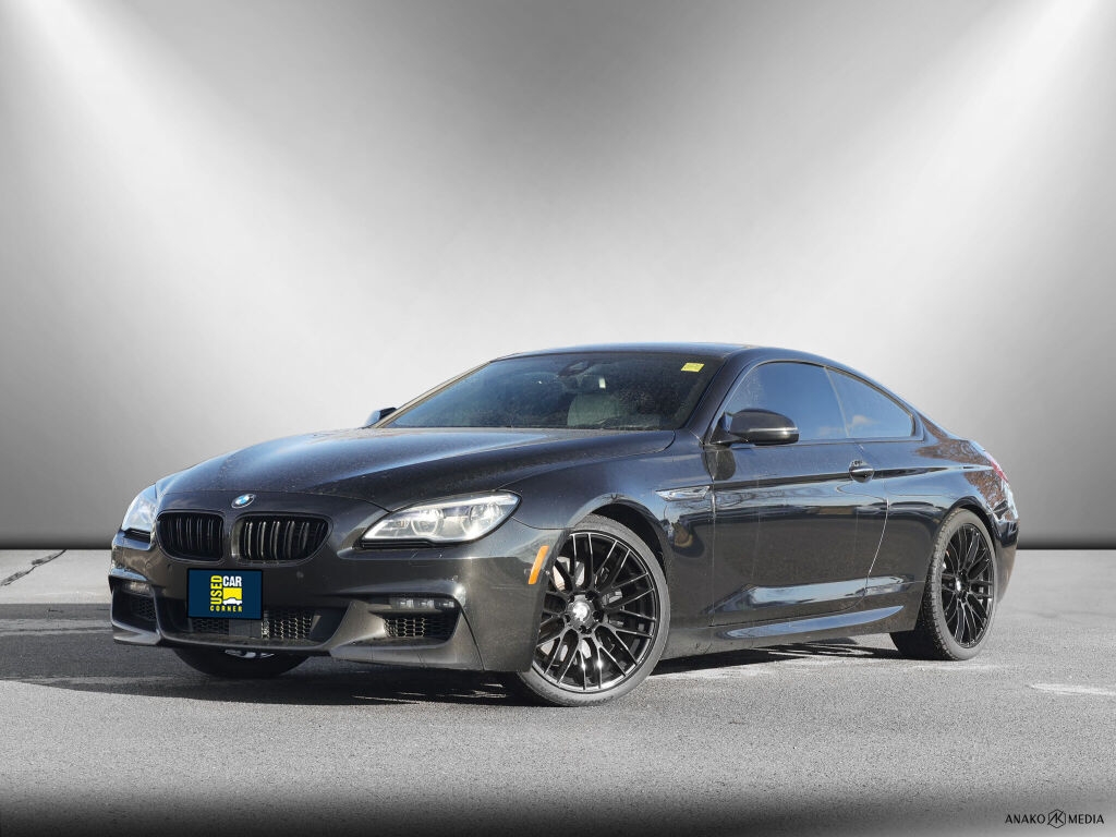 Black 2018 BMW 6 Series Coupe  Automatic