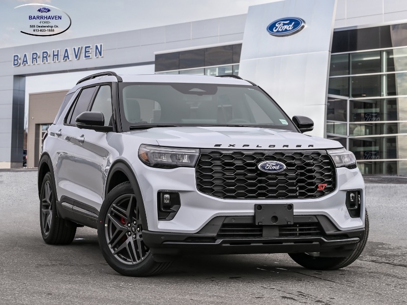 Space White Metallic 2026 Ford Explorer SUV / Crossover All-Wheel Drive Automatic