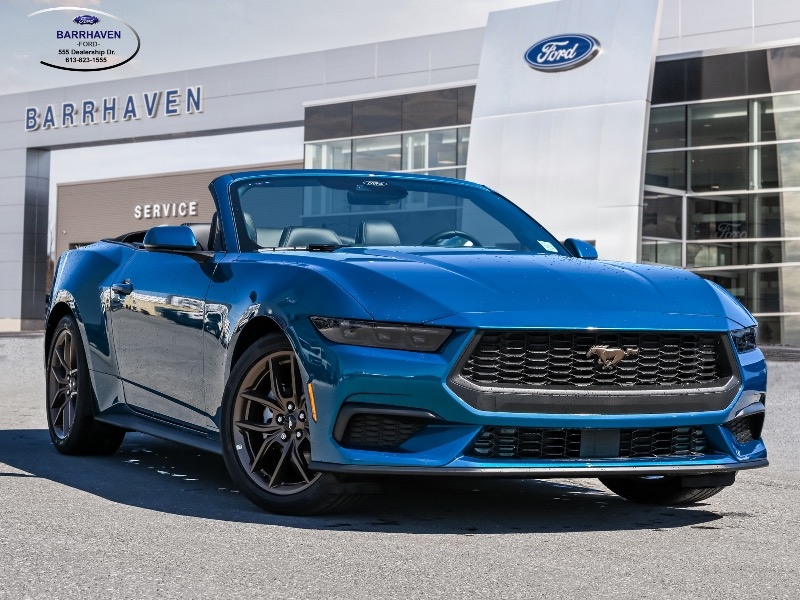 Adriatic Blue Metallic 2026 Ford Mustang Convertible Rear-Wheel Drive Automatic