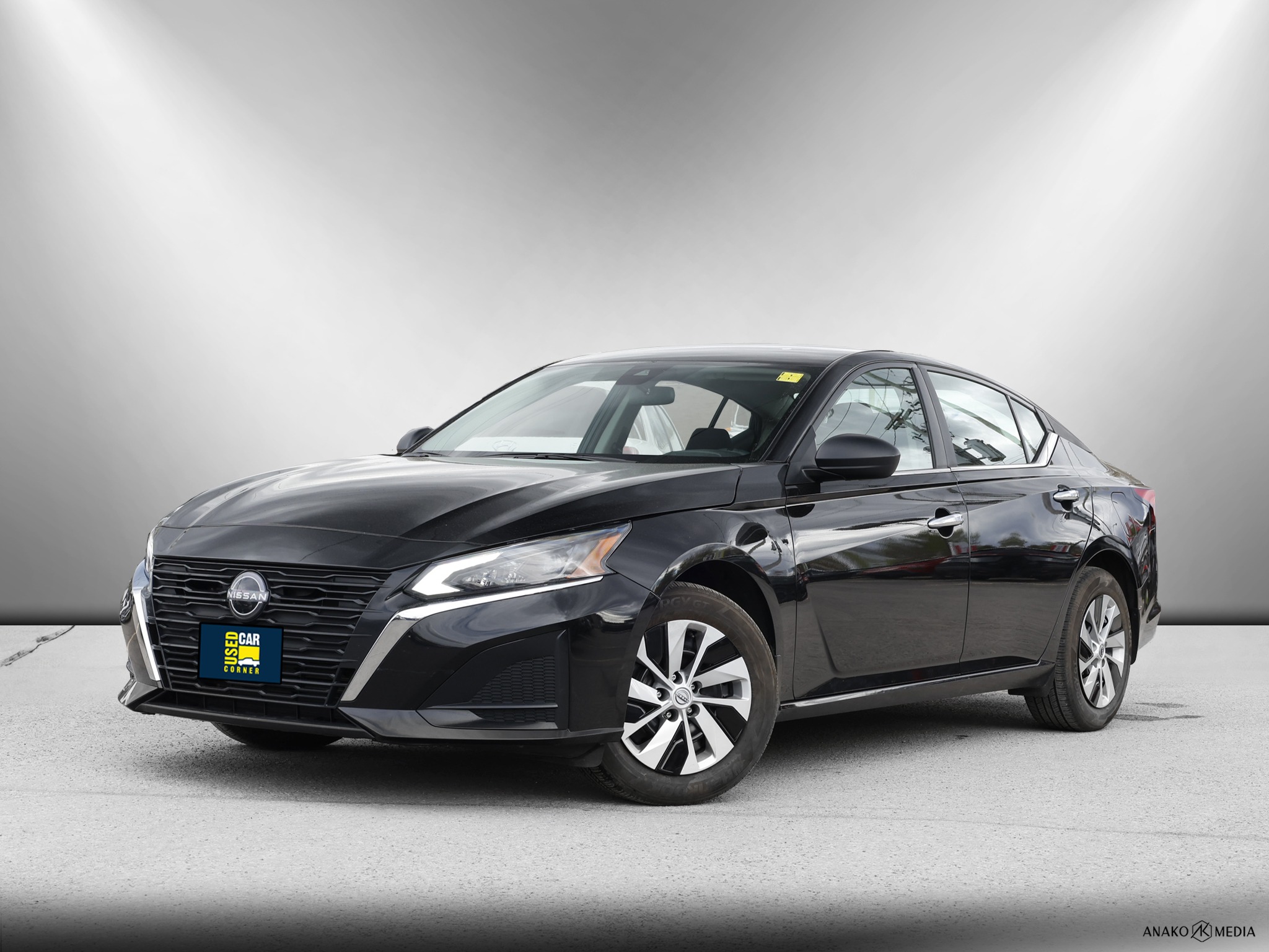 Black 2025 Nissan Altima Sedan Continuously Variable Transmission