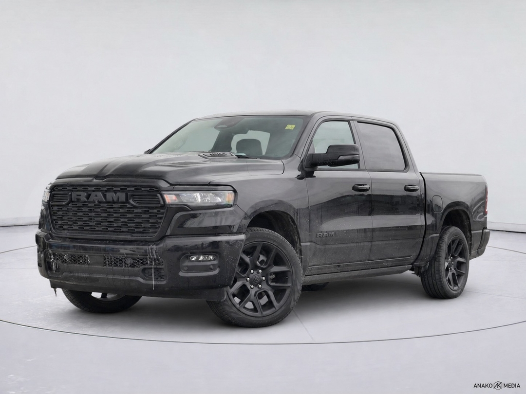 Diamond Black Crystal Pearl 2026 RAM 1500 Pickup Truck 8-Speed Automatic