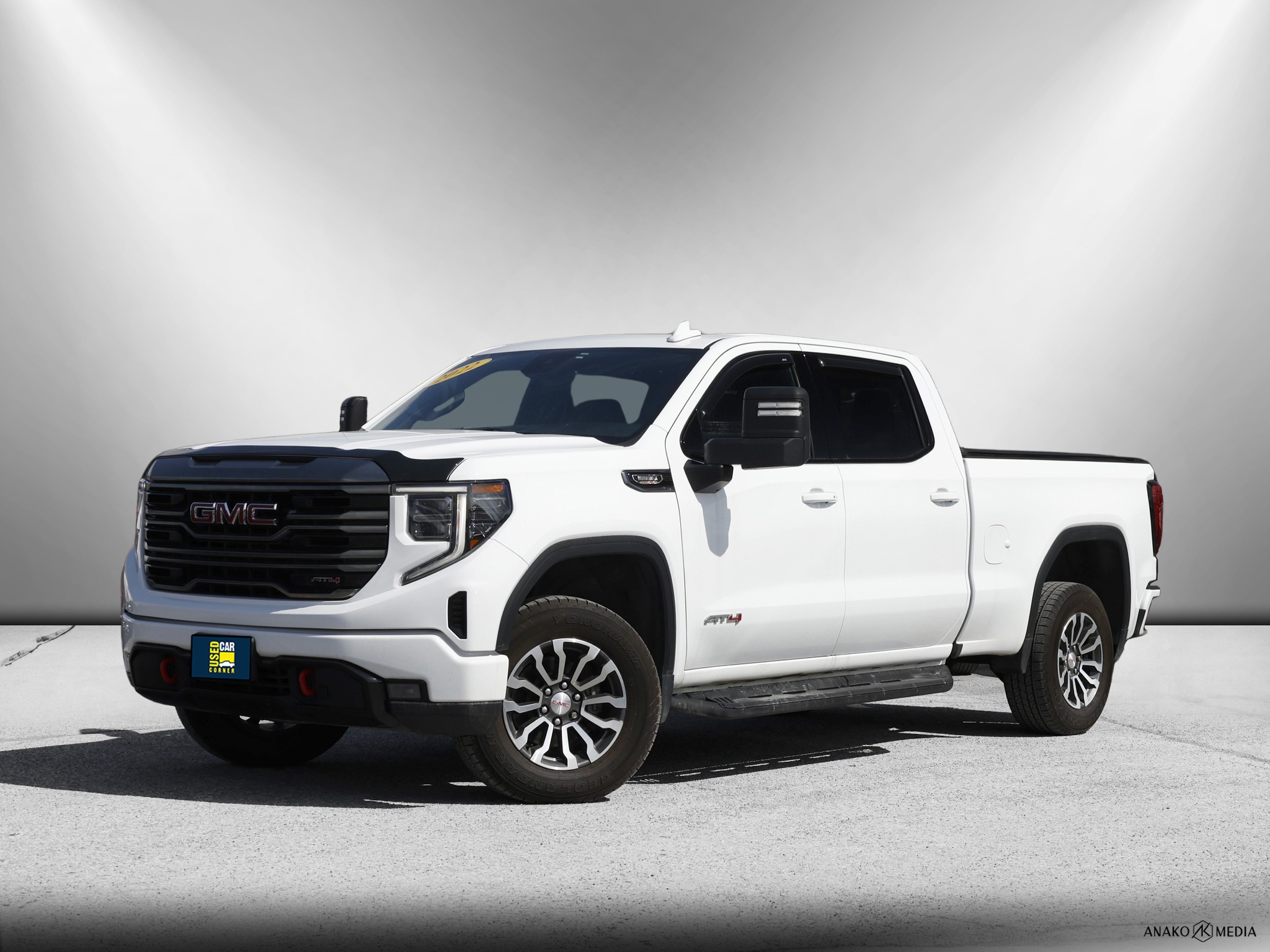 White 2022 GMC Sierra 1500 Pickup Truck Four-Wheel Drive Automatic