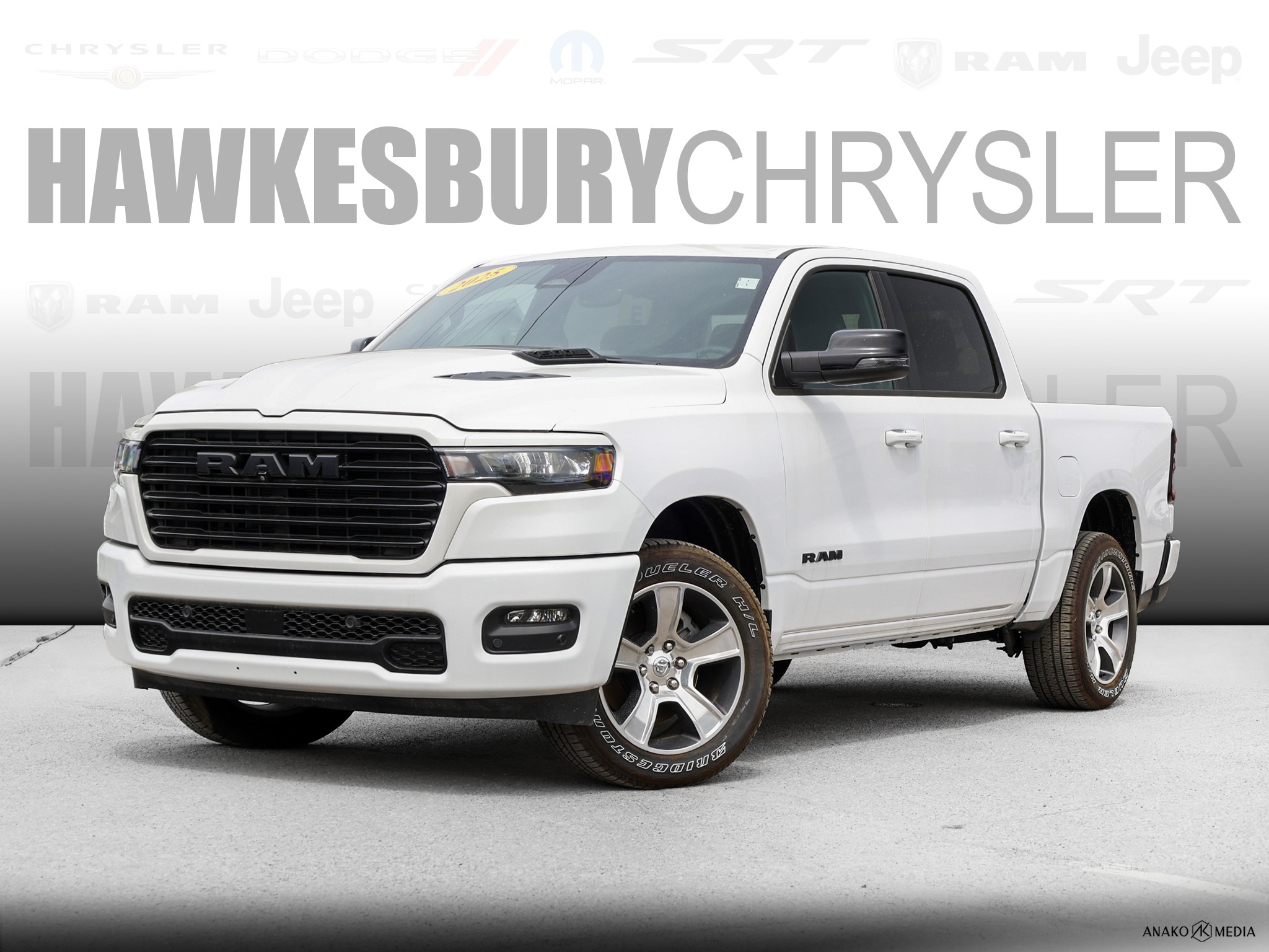 White 2025 RAM 1500 Pickup Truck Automatic