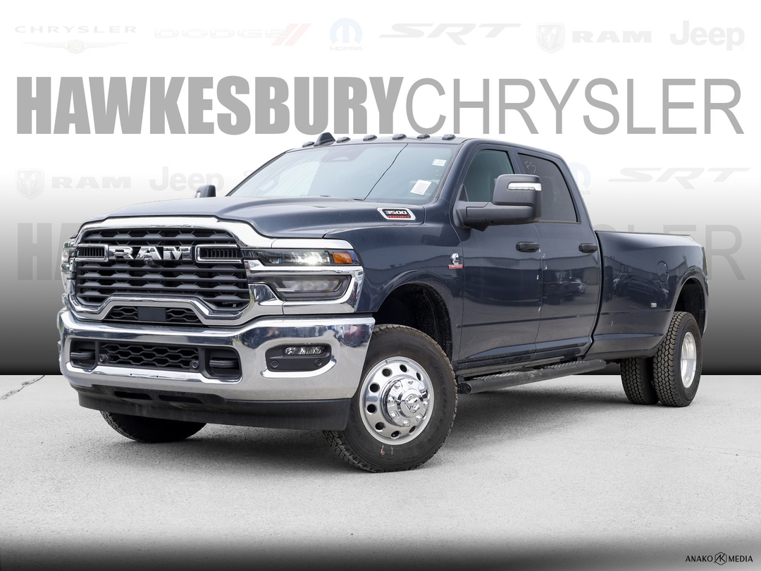 Forged Blue Metallic 2026 RAM 3500 Pickup Truck Four-Wheel Drive 8-Speed Automatic