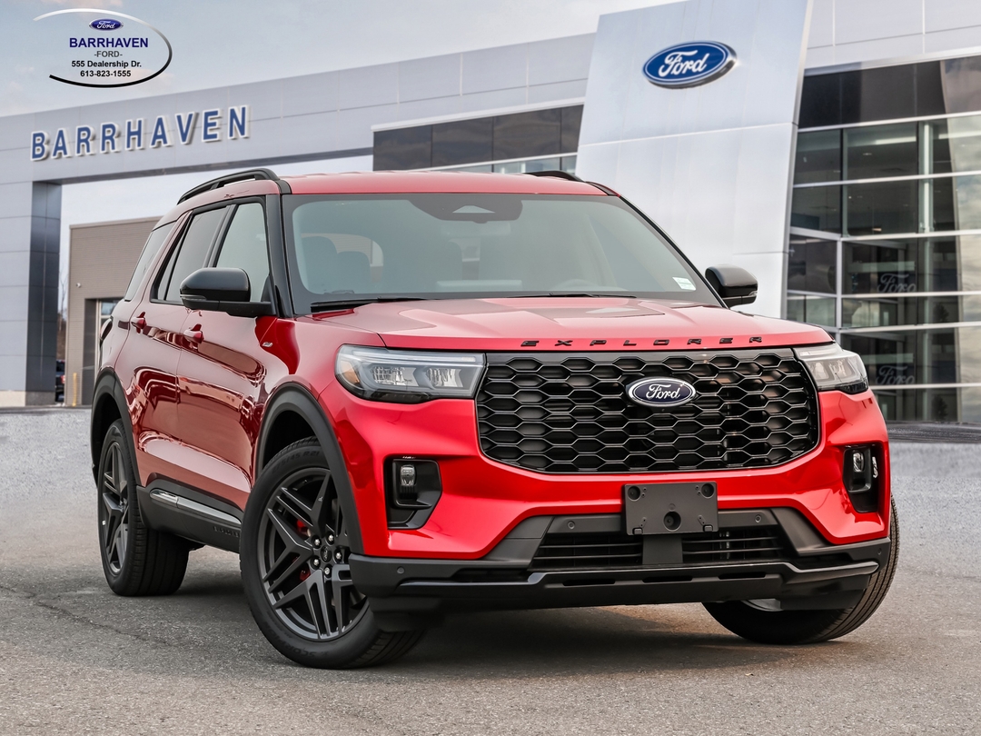 Rapid Red Metallic Tinted Clearcoat 2026 Ford Explorer SUV / Crossover All-Wheel Drive Automatic