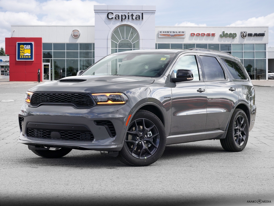 Gray (Destroyer Grey) 2026 Dodge Durango SUV / Crossover All-Wheel Drive 8-Speed Automatic