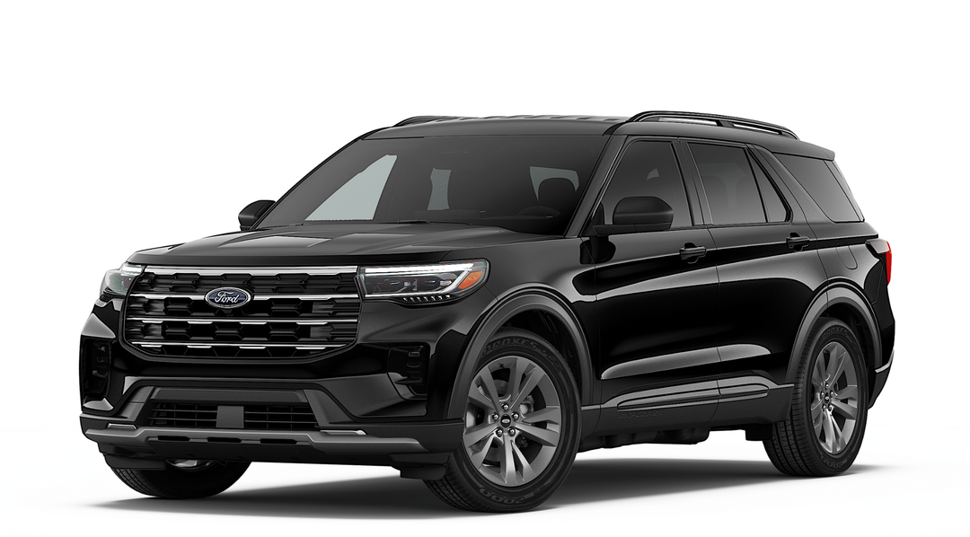 Agate Black Metallic 2026 Ford Explorer SUV / Crossover All-Wheel Drive Automatic