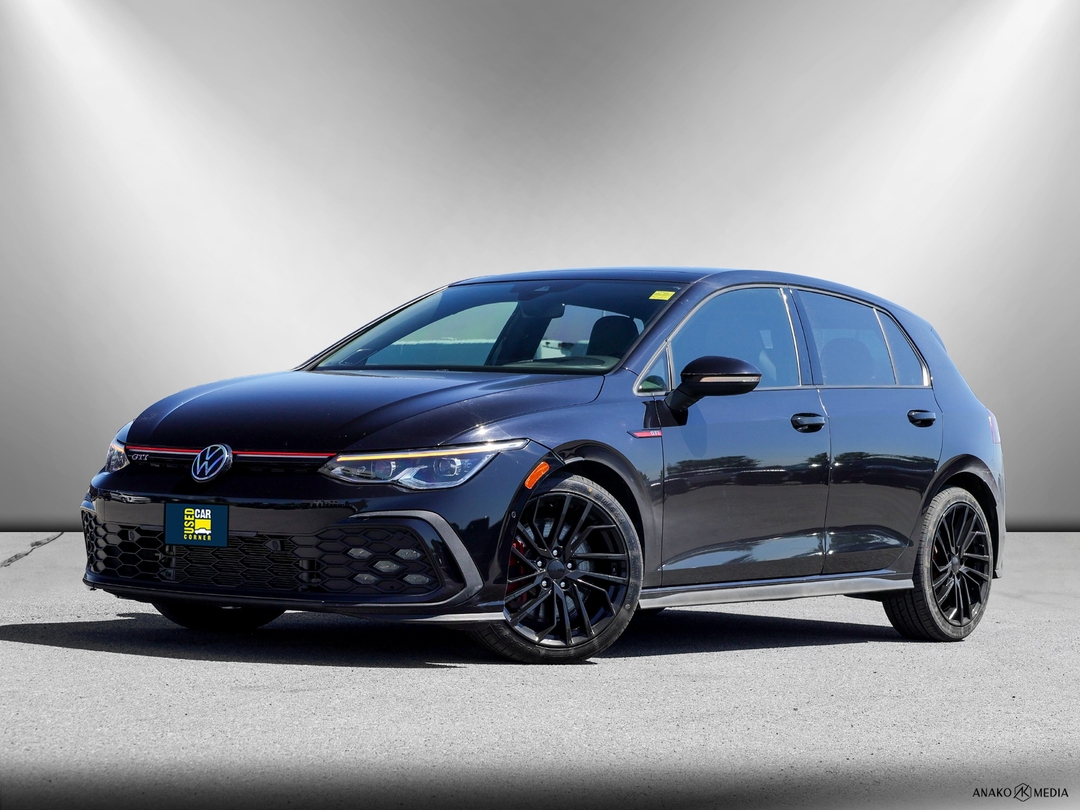 Black 2022 Volkswagen Golf GTI Hatchback Front-Wheel Drive Automatic