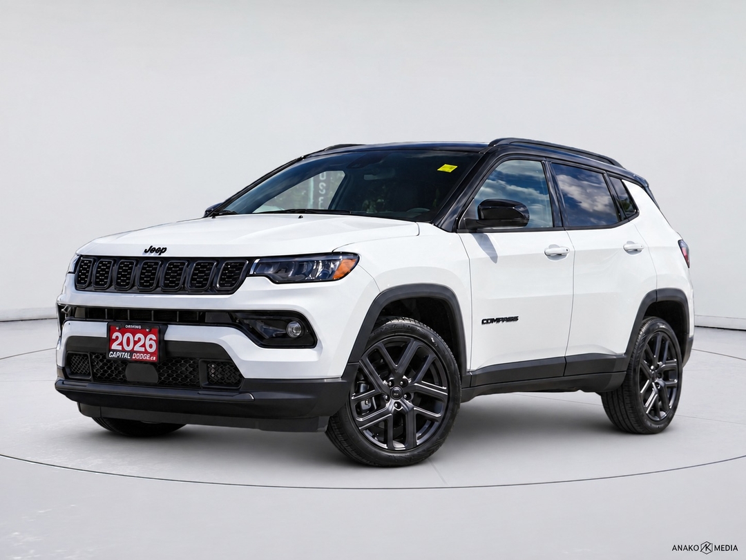 BRIGHT WHITE 2026 Jeep Compass SUV / Crossover Four-Wheel Drive 8-Speed Automatic