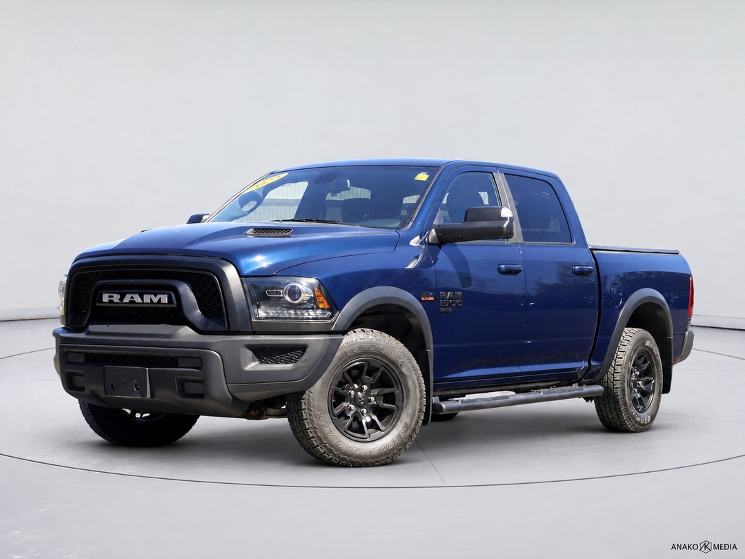 Blue 2022 RAM 1500 Pickup Truck Four-Wheel Drive Automatic