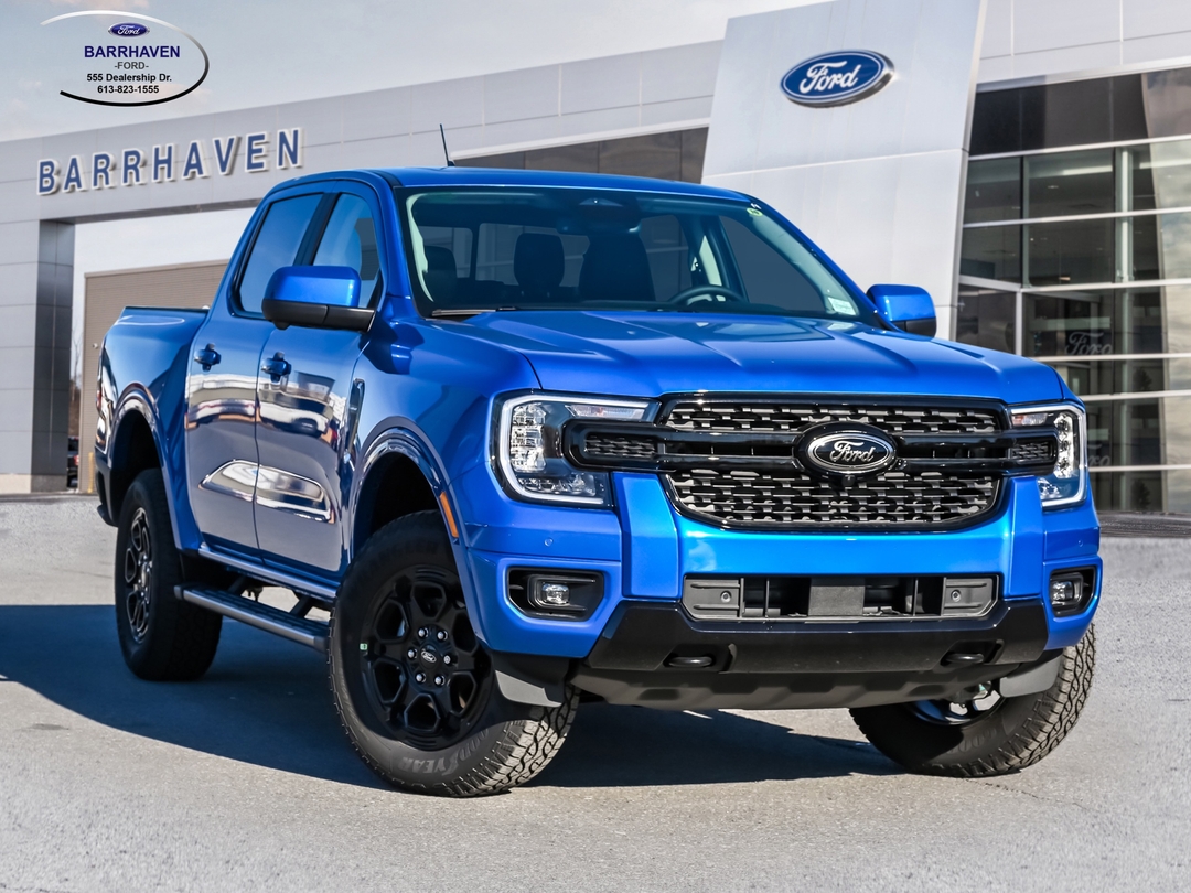 Velocity Blue Metallic 2026 Ford Ranger Pickup Truck Four-Wheel Drive Automatic