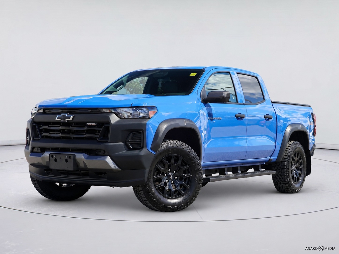 Blue 2025 Chevrolet Colorado Pickup Truck Four-Wheel Drive Automatic