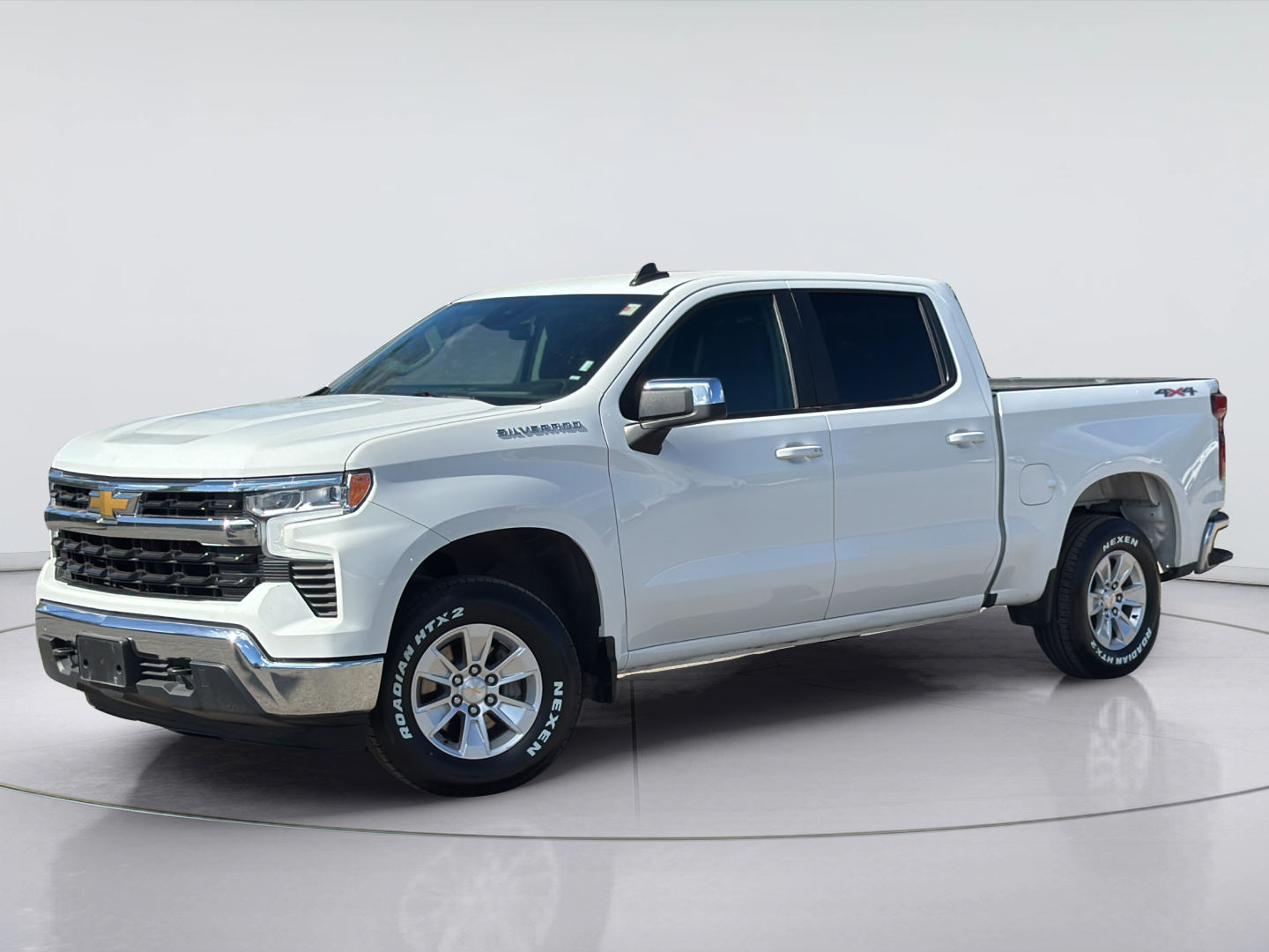 White 2025 Chevrolet Silverado 1500 Pickup Truck Four-Wheel Drive Automatic
