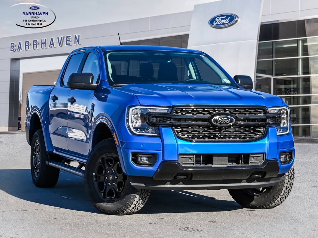 Velocity Blue Metallic 2026 Ford Ranger Pickup Truck Four-Wheel Drive Automatic