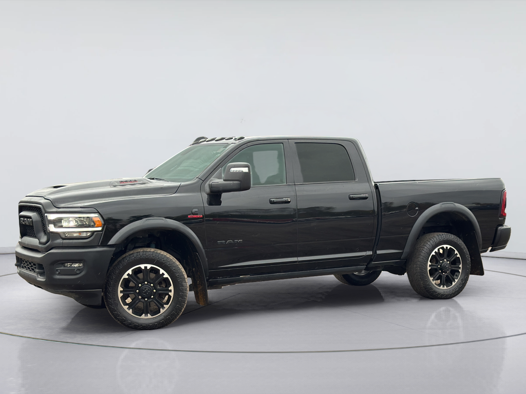 Black 2024 RAM 2500 Pickup Truck Four-Wheel Drive Automatic