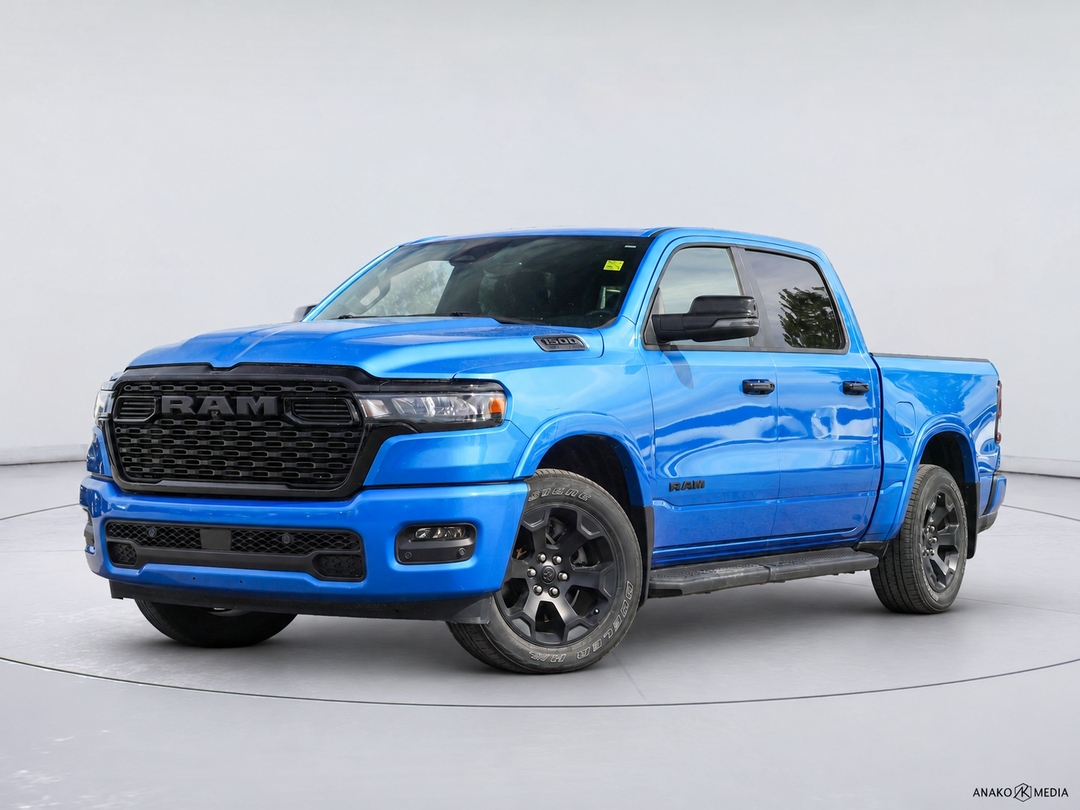 HYDRO BLUE PEARL 2025 RAM 1500 Pickup Truck Four-Wheel Drive Automatic
