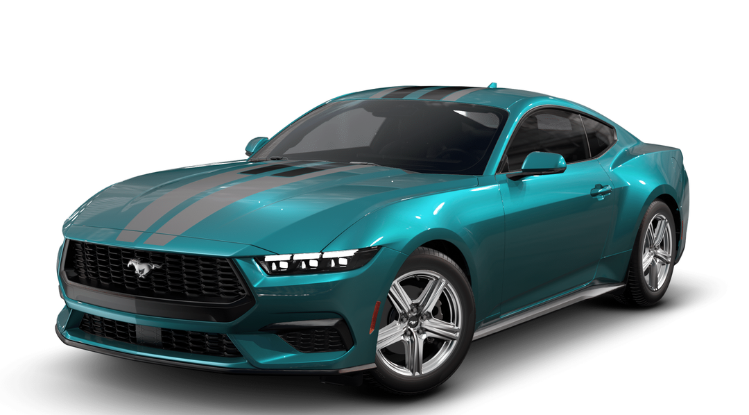 Adriatic Blue Metallic 2026 Ford Mustang Coupe Rear-Wheel Drive Automatic