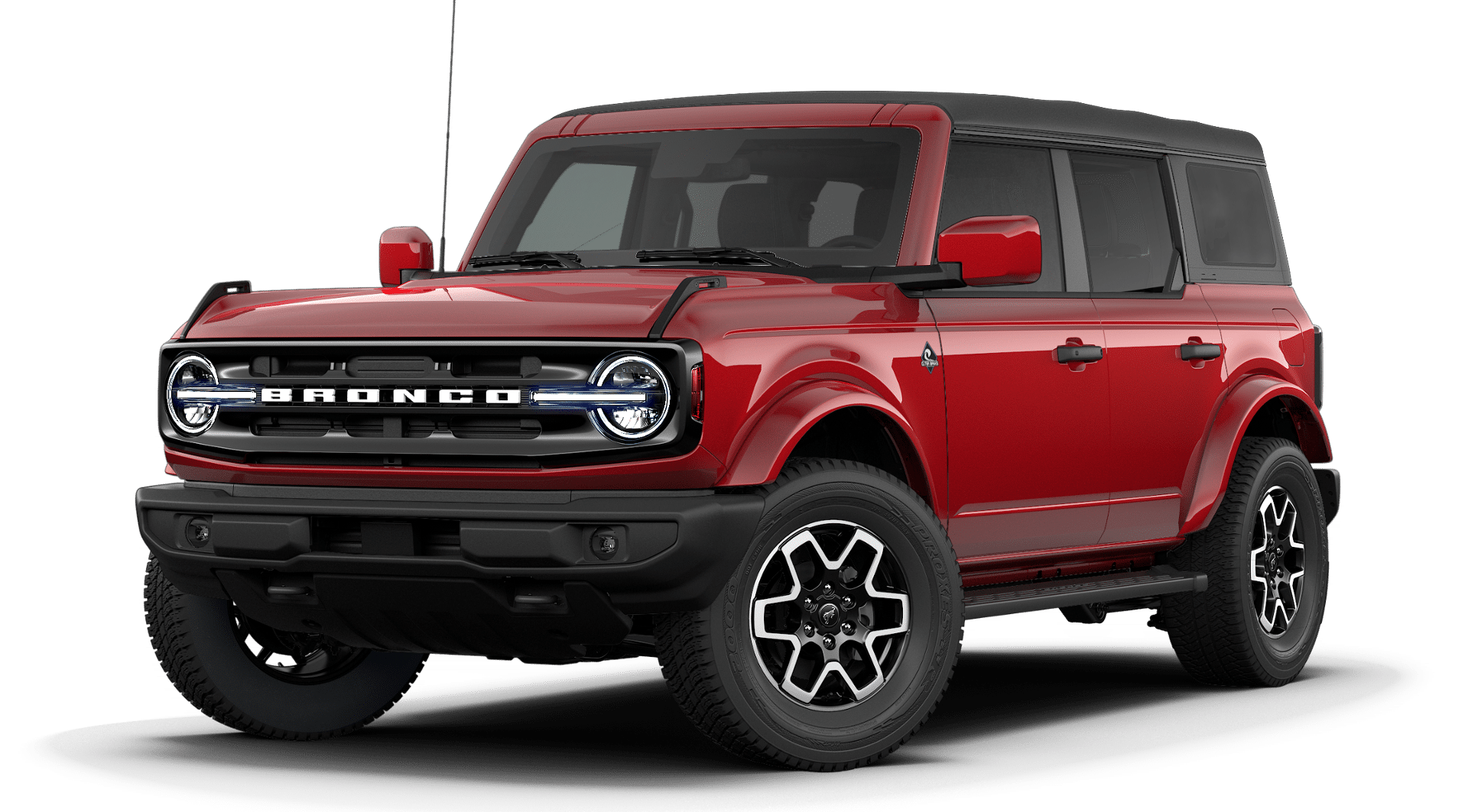 Ruby Red Metallic Tinted Clearcoat 2026 Ford Bronco SUV / Crossover Four-Wheel Drive Automatic