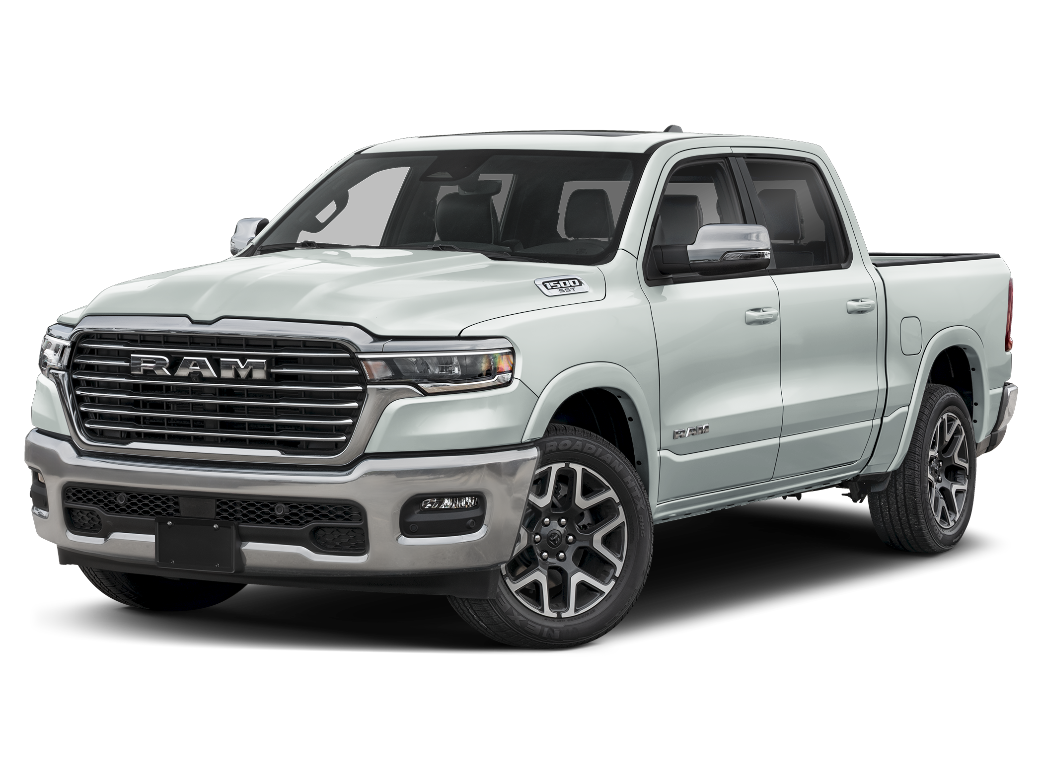 White (Ivory Tri-Coat Pearl) 2027 RAM 1500 Pickup Truck Four-Wheel Drive Automatic