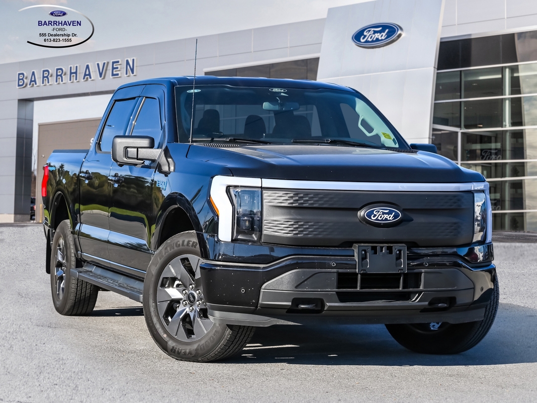 _Black 2025 Ford F-150 Lightning Pickup Truck All-Wheel Drive Automatic