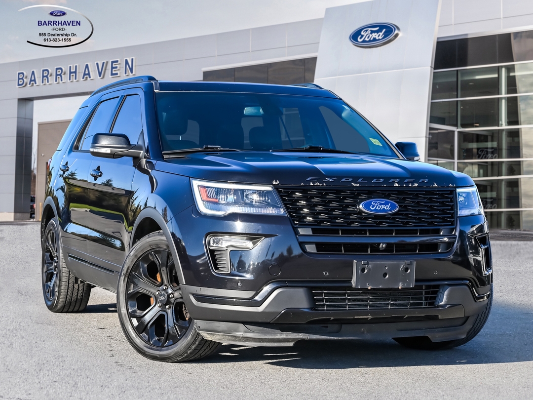 Aurora Black Pearl 2019 Ford Explorer SUV / Crossover All-Wheel Drive 6-Speed Automatic