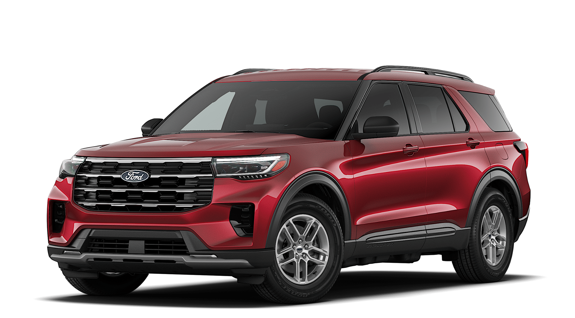 Ruby Red Metallic Tinted Clearcoat 2027 Ford Explorer SUV / Crossover All-Wheel Drive Automatic