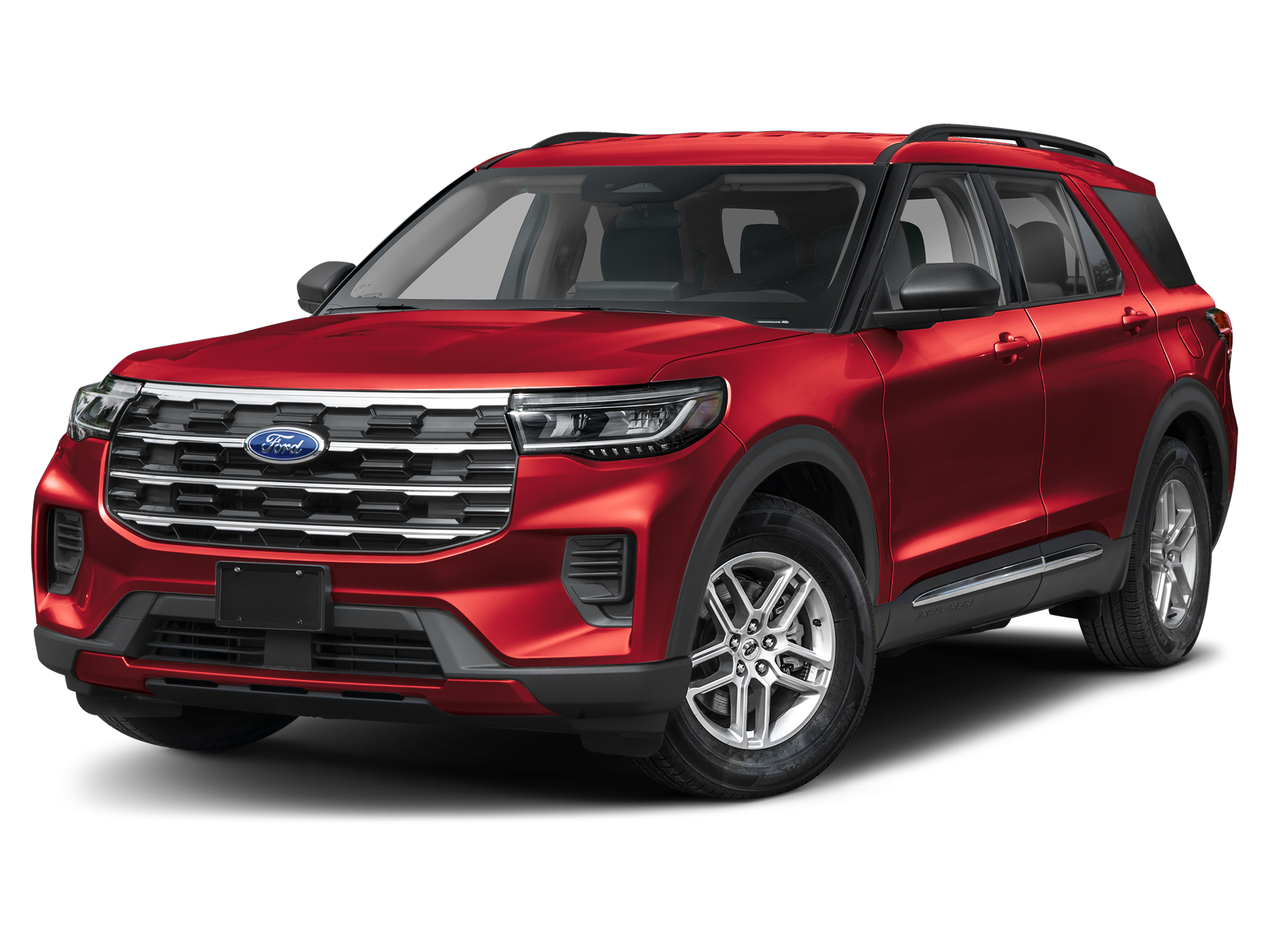 Ruby Red Metallic Tinted Clearcoat 2027 Ford Explorer SUV / Crossover All-Wheel Drive Automatic