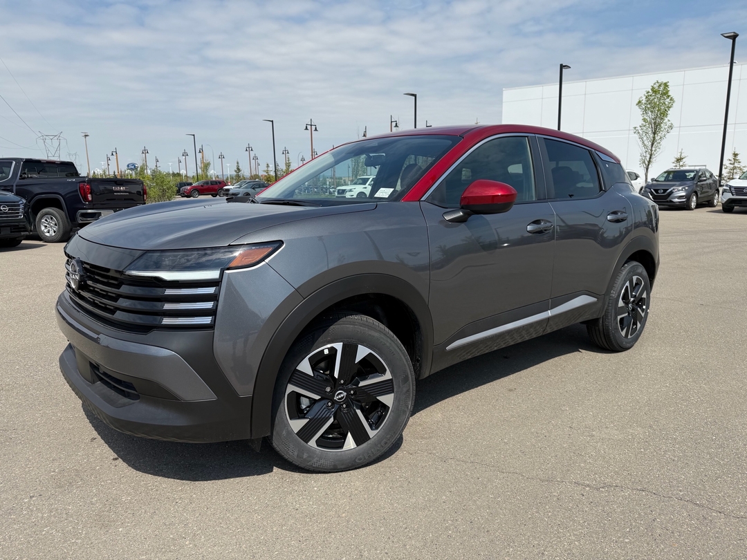 Red (Gun Metal Metallic/Scarlet Ember Tintcoat) 2026 Nissan Kicks SUV / Crossover All-Wheel Drive Continuously Variable Transmission