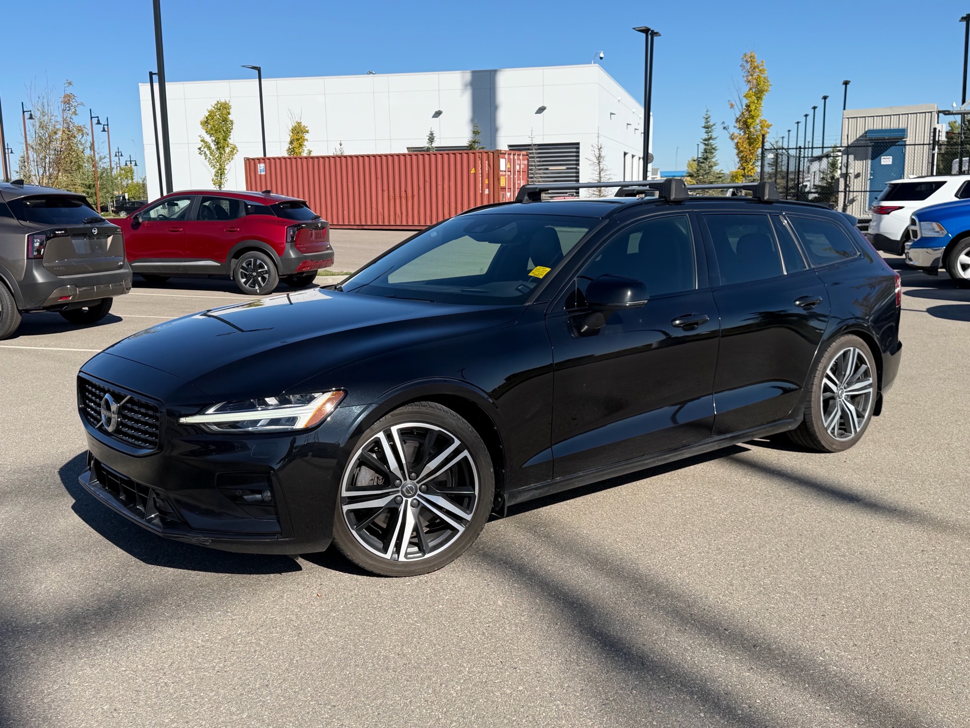 Black Solid Stone 2022 Volvo V60 Wagon  8-Speed Automatic
