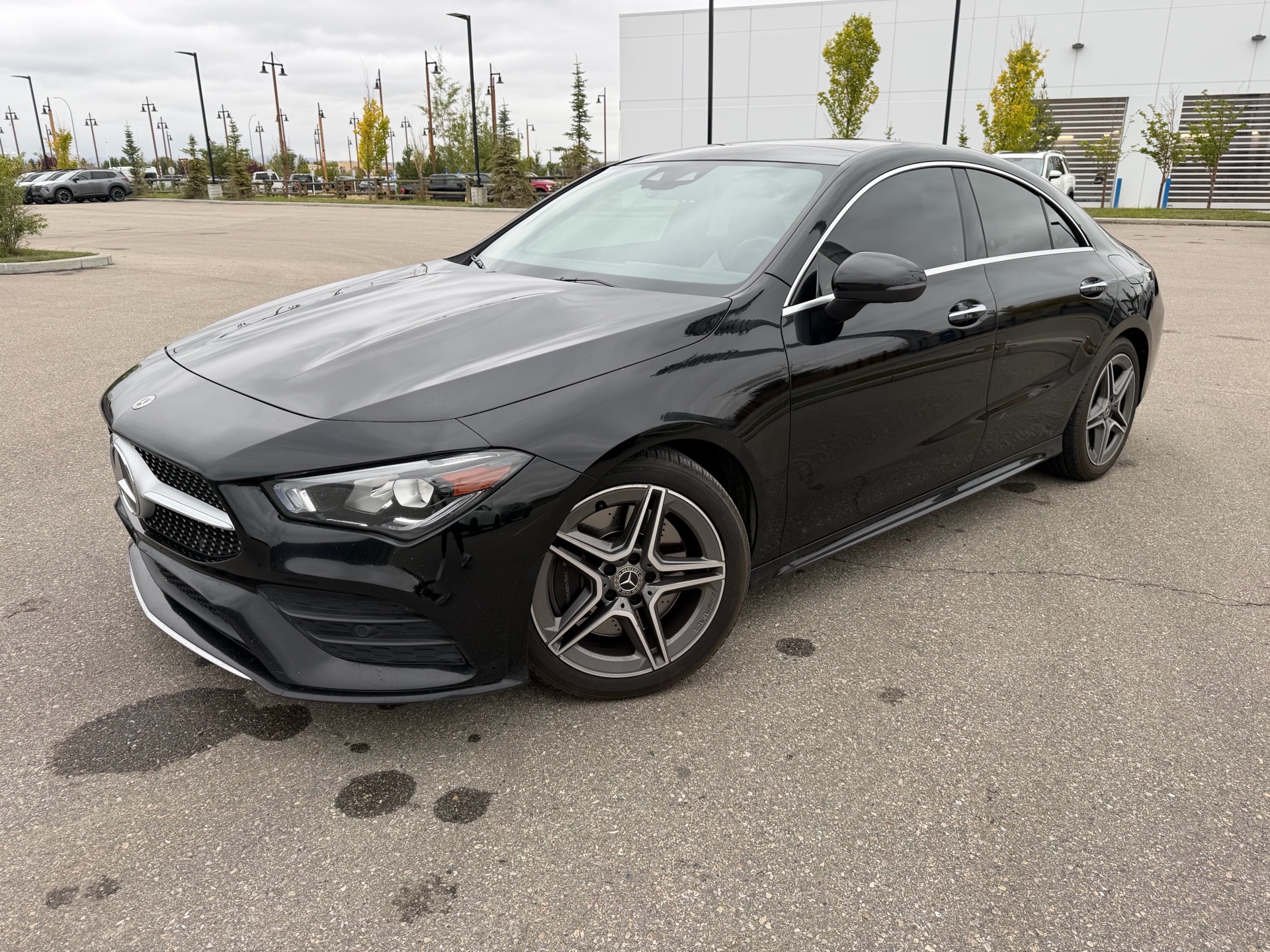 Cosmos Black Metallic 2020 Mercedes-Benz CLA Coupe All-Wheel Drive 7-Speed Automatic