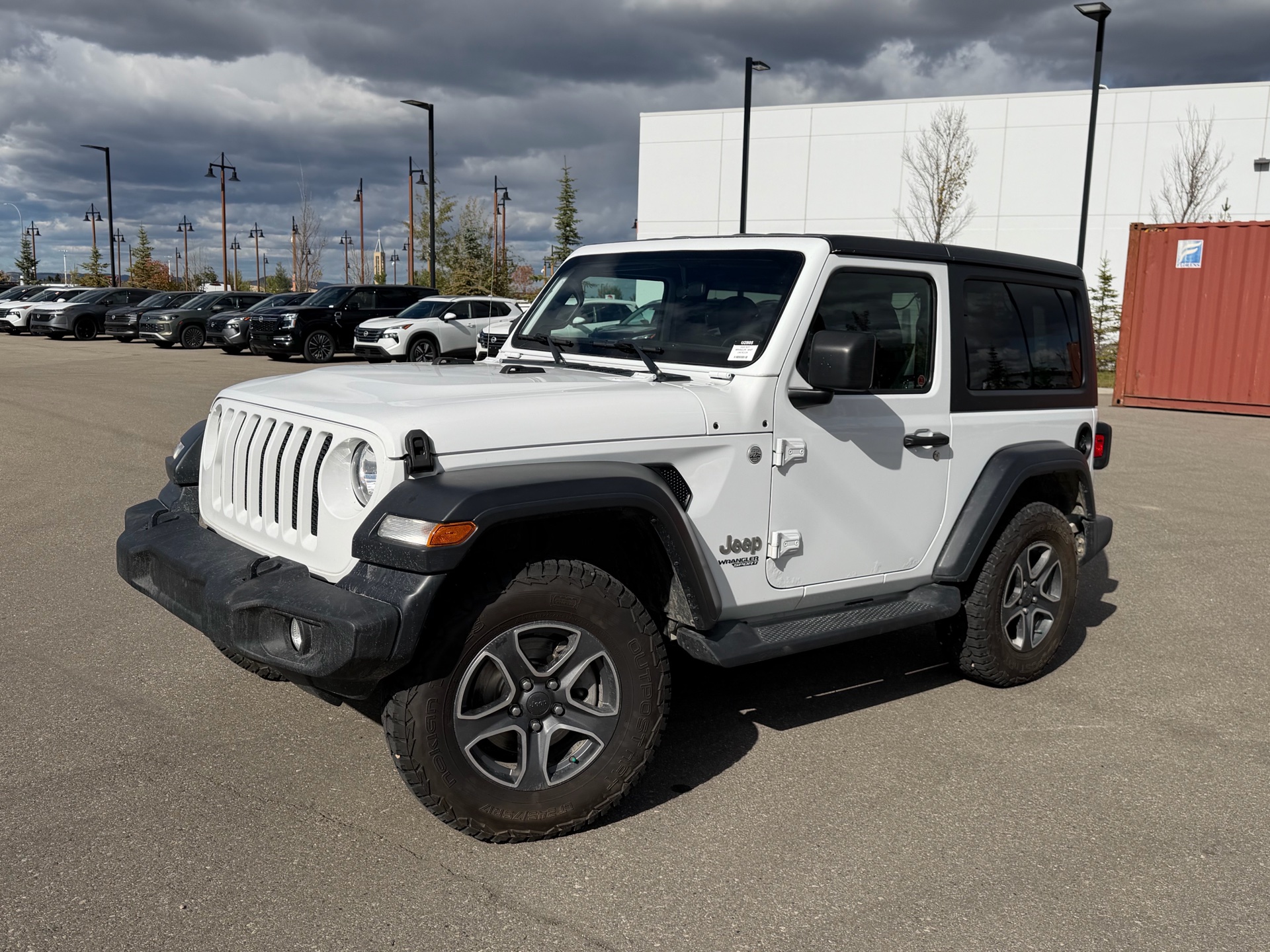 Bright White 2020 Jeep Wrangler SUV / Crossover Four-Wheel Drive 8-Speed Automatic