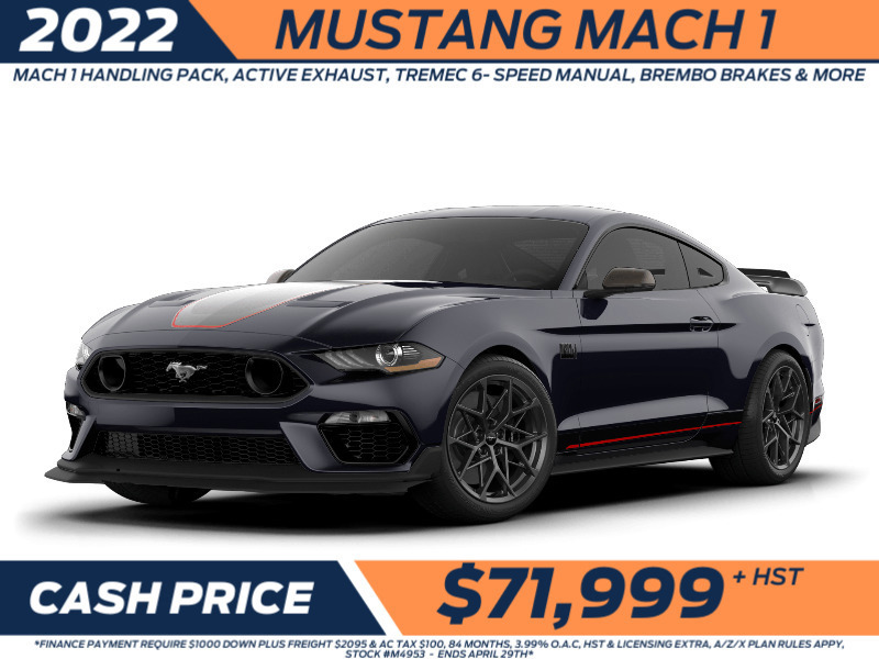 New 2022 Ford Mustang Mach 1 #M4953 Mississauga, ON | Dixie Ford