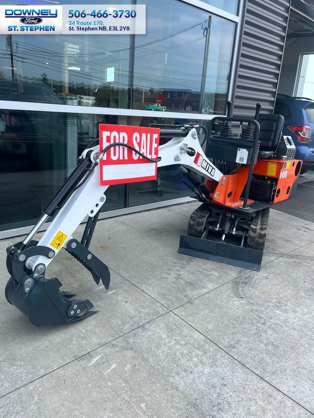 Used 2024 Miva VA Mini Excavator 40516PS St. Stephen, NB Downey Ford
